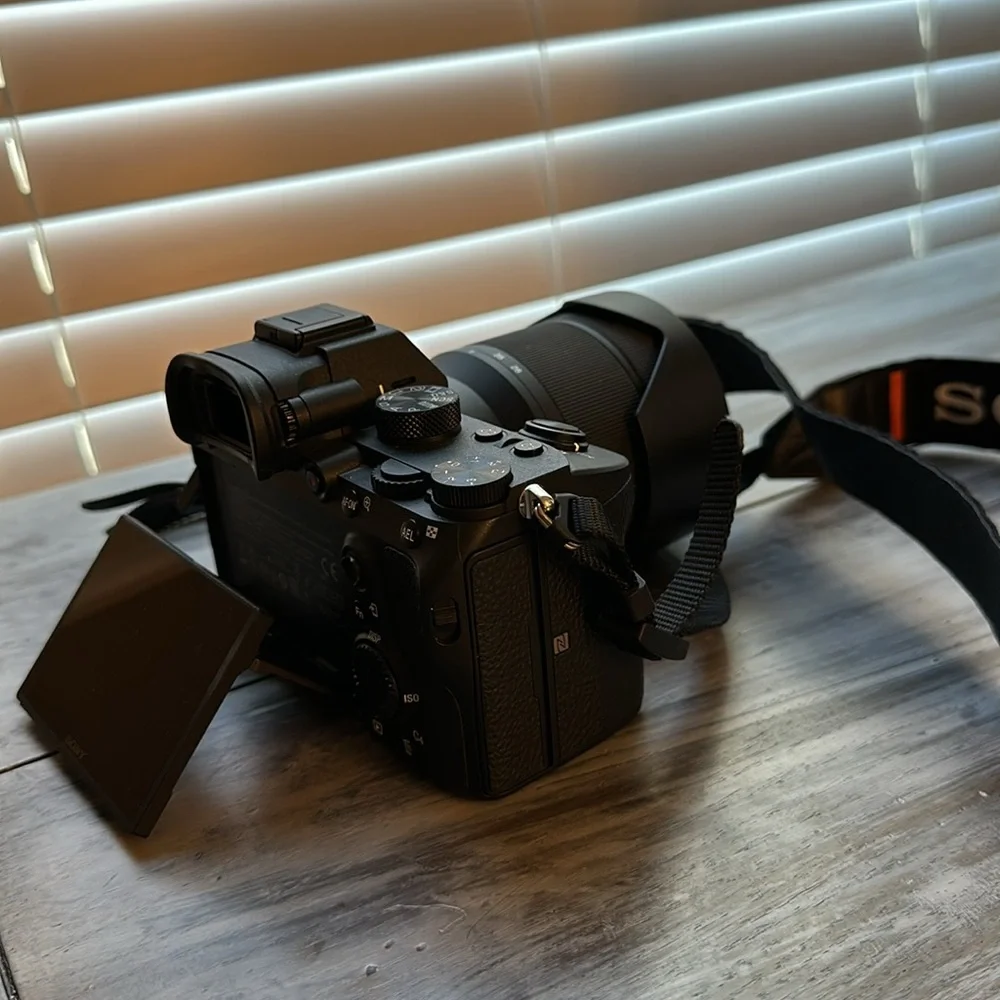 SONY a 7 lll, with additional lens and carrying case